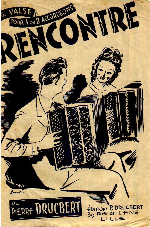 Rencontre : partition pour accordéon