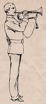 Position du joueur de
            clairon