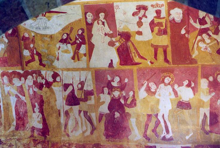 Peintures murales de l'église d'Antigny