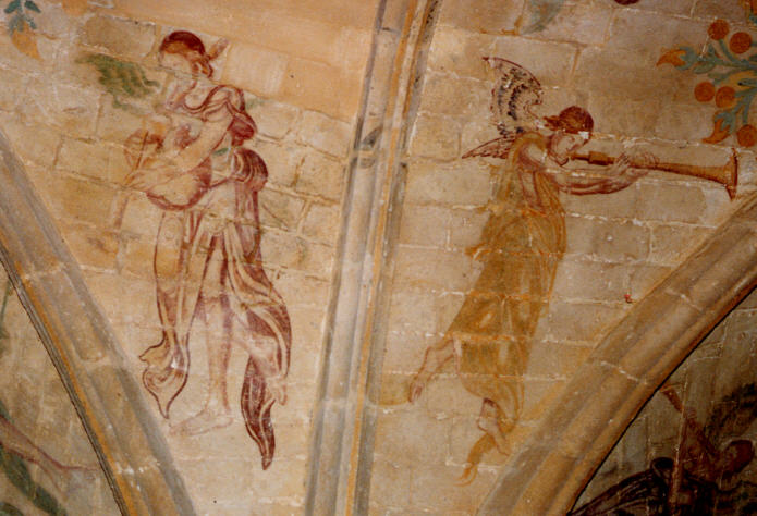 peintures murales de l'église de Coucy-la-Ville