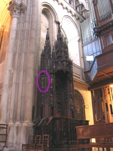 Autel et orgue de la Cathédrale St-Jean en vieux Lyon