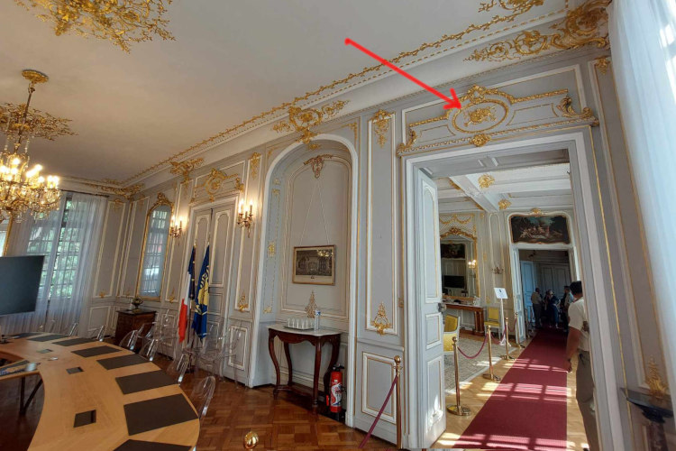 Palais
              du gouverneur salle de runion